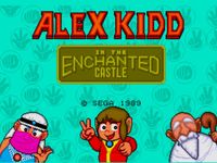une photo d'Ã©cran de Alex Kidd in the Enchanted Castle sur Sega Megadrive